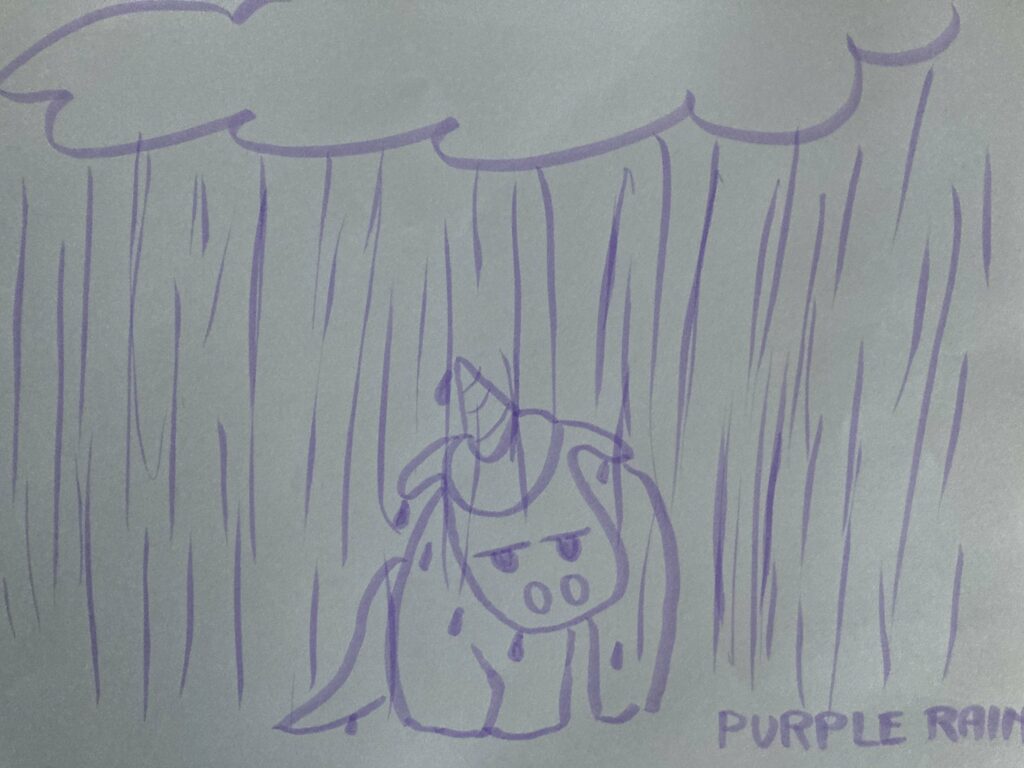 Purple Rain, Farben, Songs, Kritzelspiele