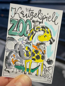 Kritzelspiele Zoo Bild