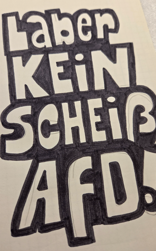 Schild von Anna @sketch_ing_AM