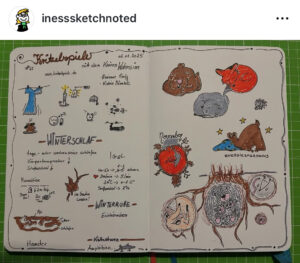 Insta Post von Ines @inessketchnoted
