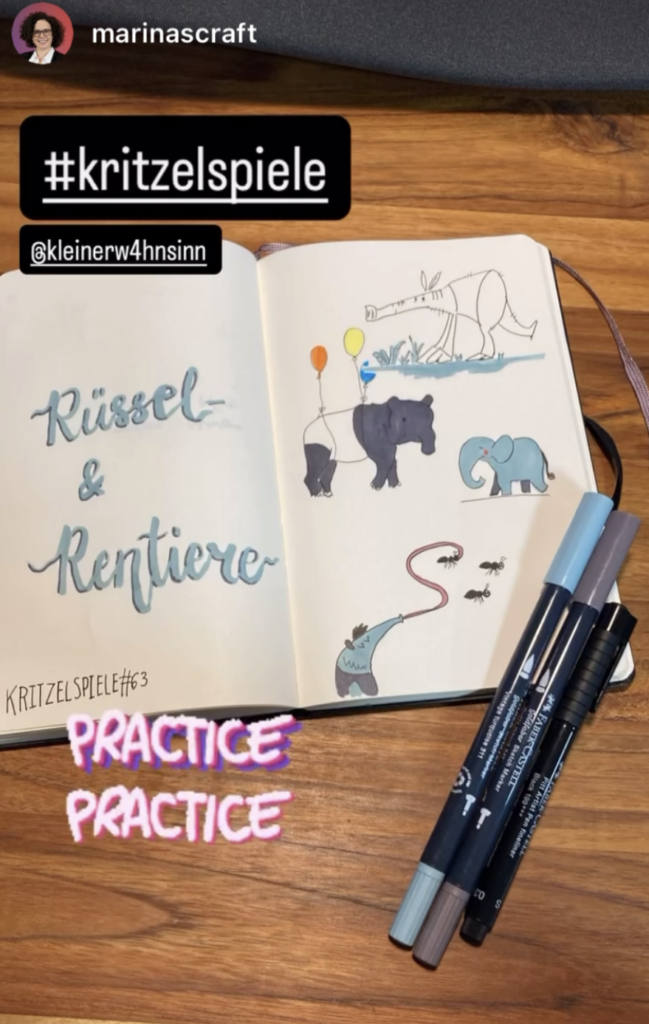 Insta Story von Marina @marinascraft