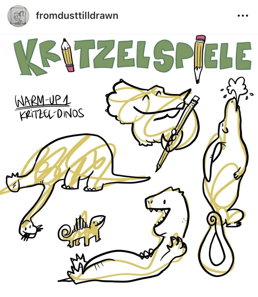 Insta Post von Kathe @fromdusttilldrawn